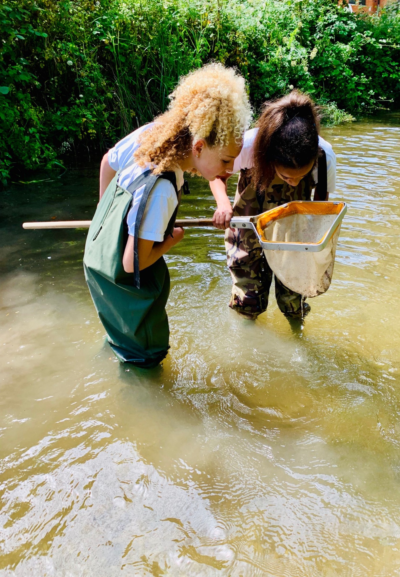 Wading in the River Pang